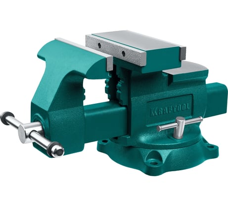 Слесарные тиски KRAFTOOL Reversible 200 мм, расход 368 мм 32705-200