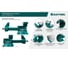 Слесарные тиски KRAFTOOL Reversible 200 мм, расход 368 мм 32705-200 12