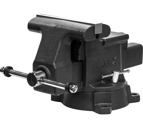 Слесарные тиски Stalex Кайман 203x190 мм, 210°, 25 кг D80