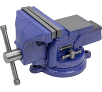 Стальные поворотные тиски с наковальней Forsage 4", 100 мм F-6540204W(58895)