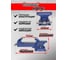 Стальные поворотные тиски с наковальней Forsage 8", 200 мм F-6540208W(58897) 6