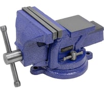 Стальные поворотные тиски с наковальней Rockforce 4", 100 мм RF-6540204W(58919)