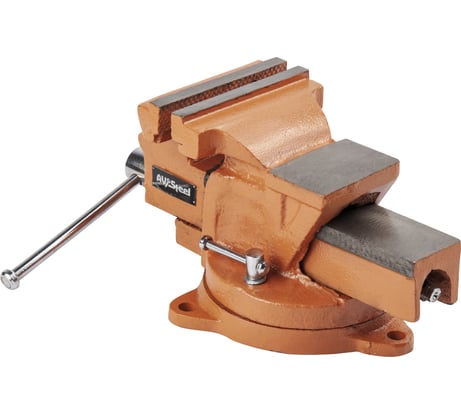Слесарные поворотные тиски AV Steel 100мм чугун AV-940110