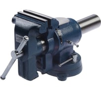 Слесарные тиски TUNDRA поворотные в двух плоскостях, ВЧ-50, max 1.75 тонны/м, 125мм 878139