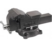 Слесарные тиски YATO 200мм поворотные YT-6504
