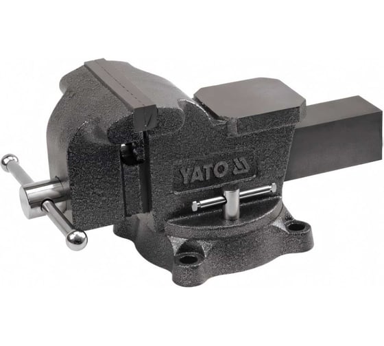 Слесарные тиски YATO 200мм поворотные YT-6504 1