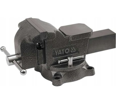 Слесарные тиски YATO 100мм поворотные YT-6501