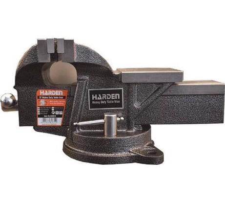 Тиски HARDEN профессиональные, 10,5 кг, 330х125х145 мм 600610