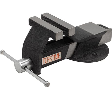 Тиски стальные с наковальней FORSTIME 3"-80мм FT-6540703(59912)