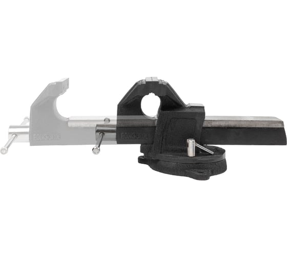 Тиски стальные усиленные поворотные с наковальней Rockforce 8"-200 мм RF-6540908(59933)
