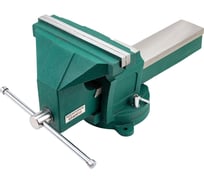 Тиски стальные усиленные поворотные с наковальней Rockforce 10"-250 мм RF-6540910(59934)
