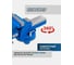Тиски Forsage стальные усиленные поворотные с наковальней 5"-125мм F-6540905(18538) 5