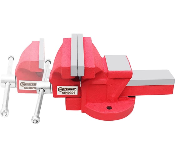 Тиски стальные с наковальней Forcekraft 5"-125мм FK-6540205(47019)