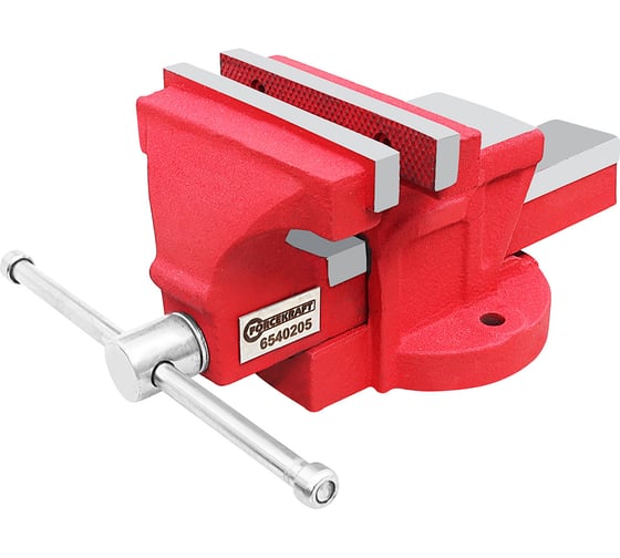 Тиски стальные с наковальней Forcekraft 5"-125мм FK-6540205(47019)