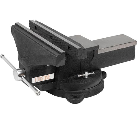 Тиски FORSTIME стальные поворотные с наковальней 10" (250мм) FT-6540110(60290)