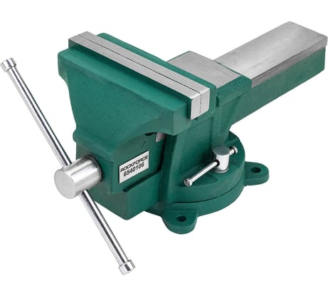 Тиски стальные поворотные с наковальней Rockforce 6" (150мм) RF-6540106(60514)