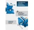 Тиски стальные поворотные с наковальней Forsage 5" (125мм) F-6540105(60508) 4
