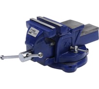 Слесарные поворотные тиски TUNDRA с наковальней, высокопрочный чугун ВЧ-40, 200 мм 878137