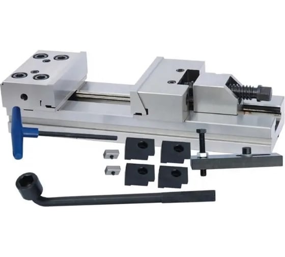 Тиски станочные модульные SOVIS GT-200А-I неповоротные, высокоточные (S=200) 25978