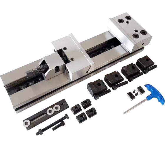Тиски станочные модульные SOVIS GT-200А-I неповоротные, высокоточные (S=200) 25978