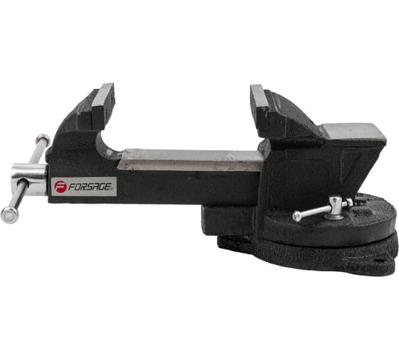 Тиски стальные поворотные с наковальней Forsage 4 (100мм) F-6540104(60507)