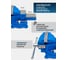 Тиски стальные поворотные с наковальней Forsage 4 (100мм) F-6540104(60507) 3