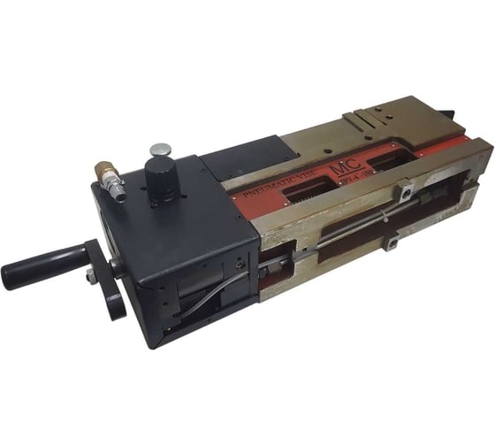 JPV-4-100, тиски пневматические, прецизионные JPV-4-100 Пневматические прецизионные тиски высокого давления, ширина губок 100 мм, раствор 0-100 мм, сила зажима 32 кH Partner 514100