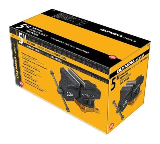 Слесарные тиски NIKONA OLYMPIA-Tools 5" 38-605