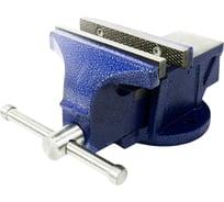 Тиски слесарные URM 125 мм, 4,2 кг, настольные с наковальней, чугунные D02321