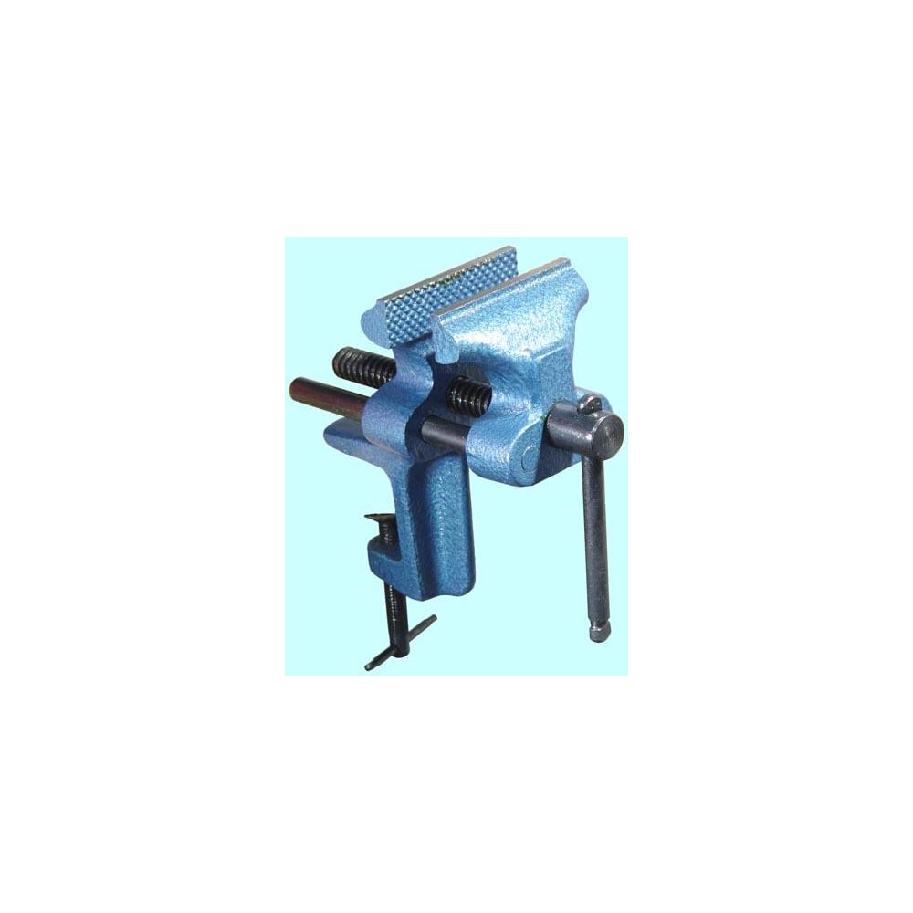 Слесарные тиски CNIC 90 мм настольные без наковальни, крепление ...