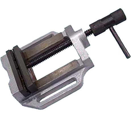 Станочные тиски CNIC для сверлильных станков 75мм неповоротные ход 50мм, паз 12х61мм 60020