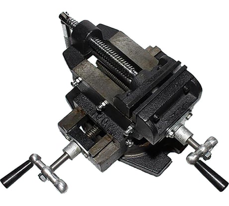 Станочные тиски CNIC 125мм координатные с 2-мя суппортами поворотные LTCV125 67330