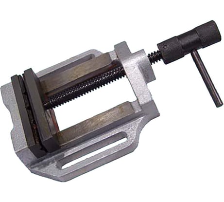 Станочные тиски CNIC для сверлильных станков 150мм неповоротные ход 125мм, паз 18х135мм 60023