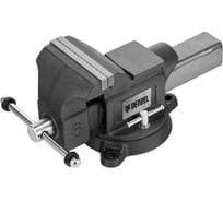 Тиски слесарные Denzel BVH-150, 150 мм, поворотные, стальная направляющая, с наковальней 18685