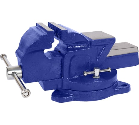 Слесарные поворотные тиски с наковальней KRAFT 80 мм KT 705207
