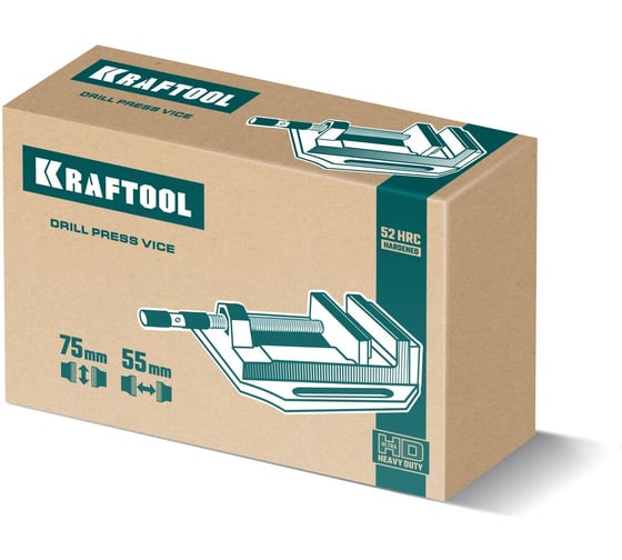 Станочные сверлильные тиски KRAFTOOL DPV-75 75 мм 32722-75