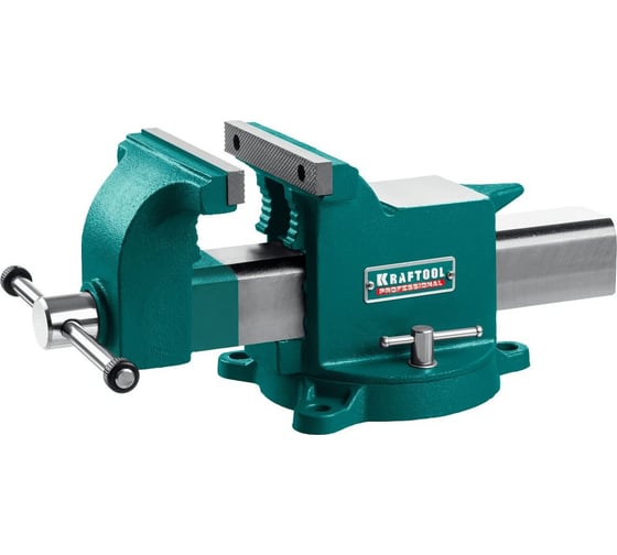 Слесарные тиски KRAFTOOL Steel 300 мм, стальные 32701-300
