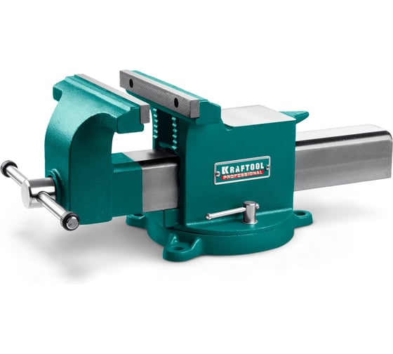 Слесарные тиски KRAFTOOL Steel 300 мм, стальные 32701-300