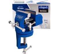 Тиски слесарные поворотные мини Scheppach (ширина губ - 50мм) Sch-32950R(66050)