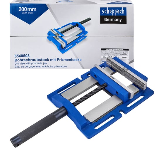 Тиски станочные Scheppach 200мм Sch-6540508(66063)