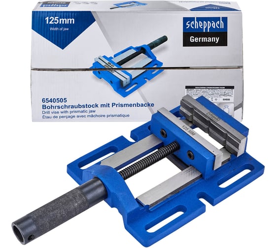 Тиски станочные Scheppach 125мм Sch-6540505(66060)