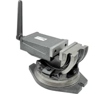 Тиски станочные TORNERI глобусные 2-х осевые поворотные L губок 125 мм, серия QHK125 Т025880