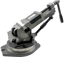 Тиски станочные TORNERI глобусные трехповоротные L губок 100 мм, серия QW100 Т025882