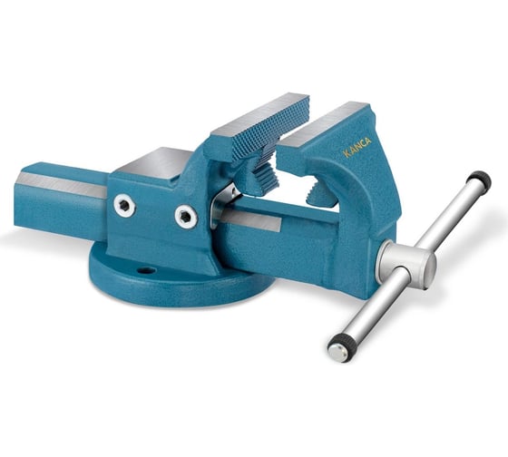 Тиски слесарные 115 мм FORTISSIMO FIX, с трубными губками, KANCA 60205020115