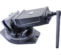 Тиски станочные TLX глобусные 160мм поворот., ход губок 120мм, с закрытым винтом QHK160 75866