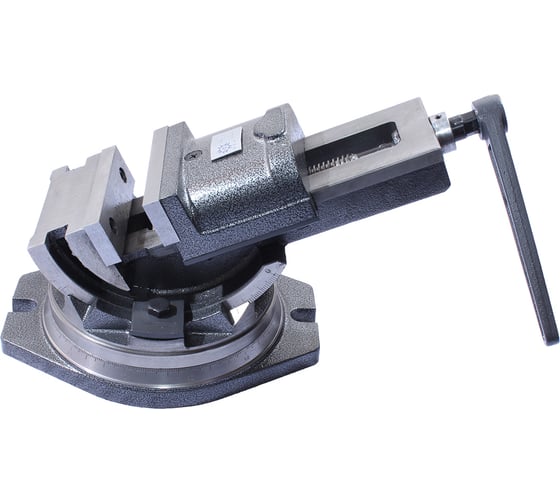 Тиски станочные TLX глобусные 125мм поворот., ход губок 135мм, c открытым винтом QBK125L 75865 1