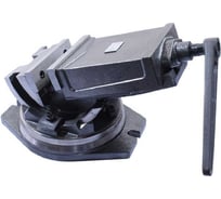 Тиски станочные TLX глобусные 100мм поворот., ход 75мм, закрытый винт QHK100 76103