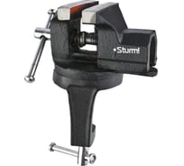 Тиски мини Sturm 60мм, поворотные, на струбцине 1075-12-060