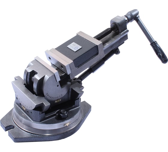 Тиски станочные глобусные TLX 125мм поворот., ход 120мм наклон в 2-х плос-тях QW125 76105 1