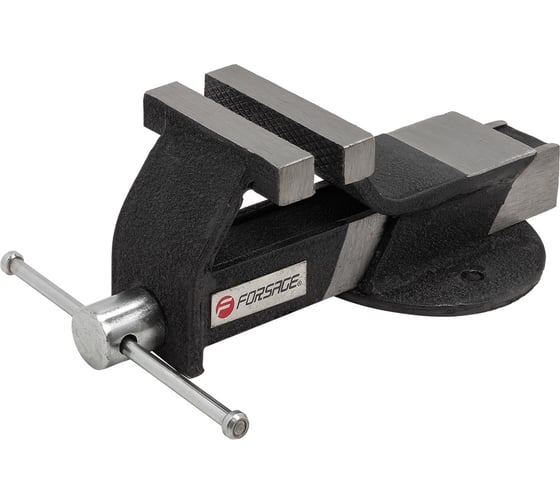 Тиски стальные с наковальней Forsage 4"-100 мм F-6540704(18547)